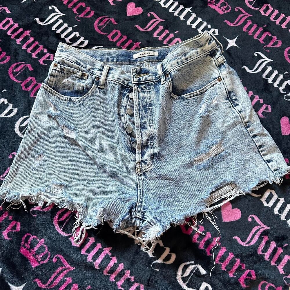 Pacsun Women's Blue Shorts